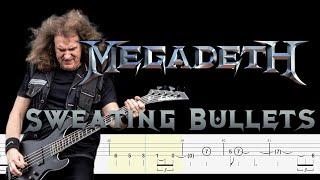 Megadeth - Sweating Bullets (Bass Tabs and Notation ) By  @ChamisBass   #chamisbass #basstabs