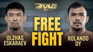 Olzhas Eskaraev vs Rolando Dy | Free Fight | BRAVE CF 62