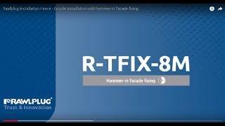 R-TFIX-8M hammer-in facade fixing installation – Rawlplug tutorial