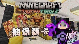 【Minecraft 伊甸惡意】戰鬥卡牌終於有新卡了!!! 還不抽爆它!!!!!!