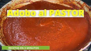 Adobo para TACOS al PASTOR - Recetas en 3 minutos