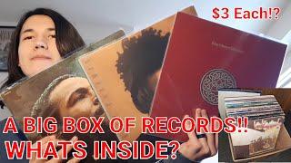 I Bought A Big Box Of Records! Whats Inside? |Vinyl Finds #42|