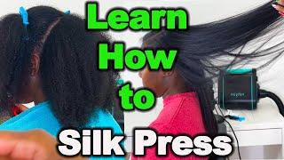 Get Your Hair Silky Straight At Home- How to Silk Press for Salon Results