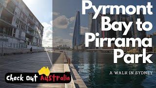 Pyrmont Bay to Pirrama Park walk