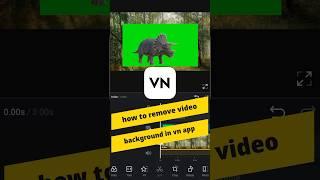 How to remove video background in vn app | vn video editor | #short #videoediting #backgroundremove