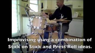 Steve Smith Drumset Tutorial: Stick On Stick & Press Rolls