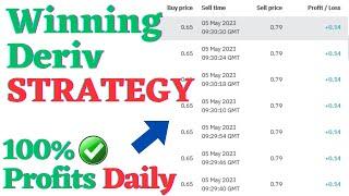 Winning Deriv Strategy 2023: Higher/Lower Binary Profits