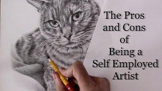 The Pros and Cons of Being a Self Employed Artist - Remrov's World of Art & Autism