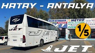 #414 JET TURİZM / HATAY - ANTALYA OTOBÜS YOLCULUĞU 1.BÖLÜM