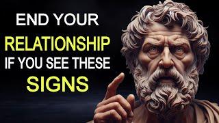 11 SIGNS That You SHOULD END EVERY RELATIONSHIP even it is your family or a friend - stoicism