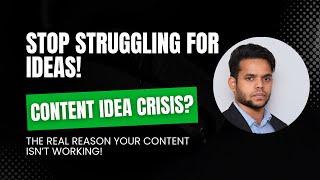 Stop Struggling for Ideas! Use These 7 Tricks!