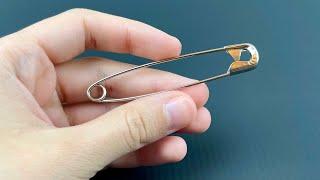 My 80-Year-Old Grandmother Taught Me This Secret With A Safety Pin! DIY