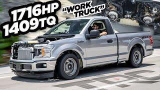 1716HP Coyote 4WD F-150 HITS THE DYNO AND STREET PULLS! (MIND BLOWING RESULTS)