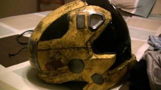 REAL LIFE HALO REACH PILOT HELMET AND VACUUM FORMING A VISOR