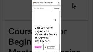 Get a 90% discount for an AI Course