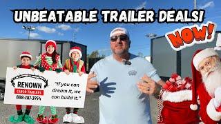  Unbeatable Christmas Deals on Enclosed Cargo Trailers! | Renown Cargo Trailers Polycore Sale 