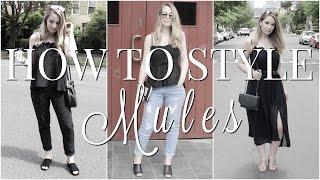 How to Style Slides/Mules | Summer Lookbook