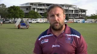 Fraser Coast Mariners Coach Trent Devere talks to PattmanSport