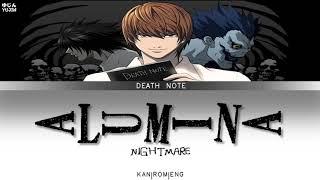 Death Note - Ending Full 1『Alumina』 by NIGHTMARE - Lyrics