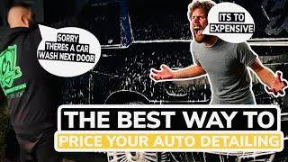 HOW  To Price Your Auto Detailing Jobs | Mobile detailing prices | auto detailing prices