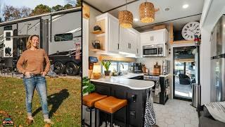 Family's Fully Renovated Toy Hauler Rv - Full Time Travel