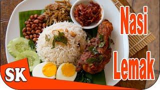 HOW to make NASI LEMAK  椰浆饭