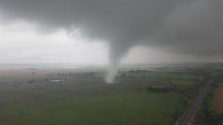 Tornado Seen Through Eyes of Drone