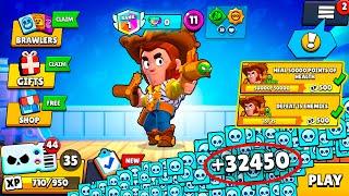 COWBOY! Complete 32,450 CREDITS QUEST With WOODY COLT - FREE GIFTS BRAWL STARS UPDATE!!