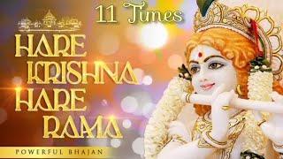 Hare Rama Hare Krishna | 11 times Chanting | हरे कृष्णा हरे रामा