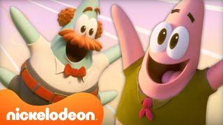 SpongeBob, Patrick & Patrick's Dad FLY!!?  Kamp Koral Full Scene | Nicktoons