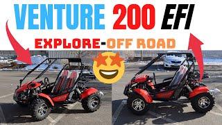 VITACCI VENTURE 200 EFI REVIEW IN RED | OFF ROAD GO KART FOR ADULTS