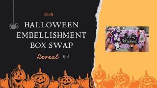 Halloween Embellishment Box Swap Reveal #6 by @MEEKABOO32