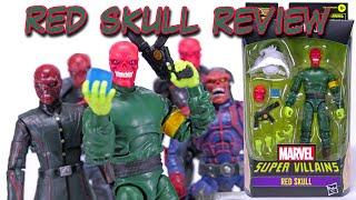 Red Skull Unboxing and Review Hasbro Marvel Legends Super Villains Wave Comparison