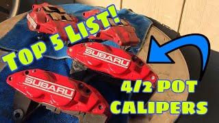 4/2 Pot Calipers on GC8 | TOP 5 Reasons to Upgrade