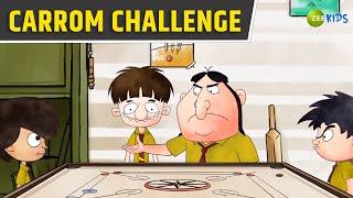 Carrom Challenge | Badrinath and Budhdeb | Comedy Cartoon | Hindi Cartoon | Zee Kids