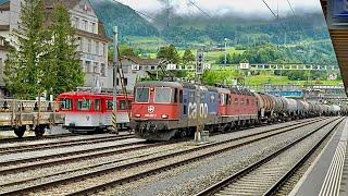 Siwss Trains at Arth Goldau | Siwss-Züge in Arth Goldau - May 2024