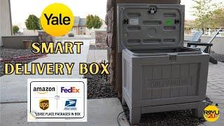 Porch Pirates Beware! Today We Review the Yale Smart Delivery Box !