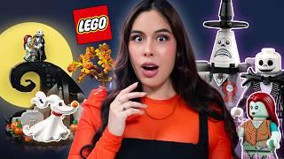 Building the Nightmare Before Christmas LEGO set and chill