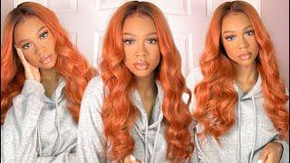 CALL ME GINGER SPICE!!! Copper Red/Orange Hair Lace Front Wig Installation | RPGShow X Sean Fears