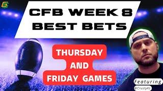 College Football Best Bets, Picks & Analysis WEEK 8 | 10/17/24 | Thursday & Friday CFB Picks