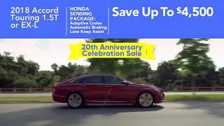 East Coast Honda 20th Anniversary Sale - $0 Down Payment