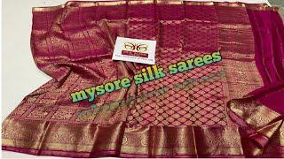 #mysore silk sarees #mamatha shyam Fashion