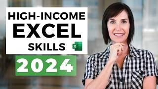 High-Income Excel Skills Worth Learning in 2024 (Free File)