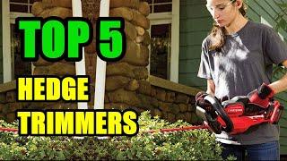 TOP 5: Best Hedge Trimmers for Houseworkers 2022 | Cordless and Corded