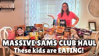 MASSIVE SAMS CLUB HAUL  | These kids eat EVERYTHING!!