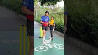 Playing Cricket With Your Girlfriend#cricket #shorts #funny #comedy #india #viratkohli #rcb #csk