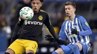 Hertha Berlin 1-1 Dortmund: Jadon Sancho claims Bundesliga assist as Shinji Kagawa rescues point