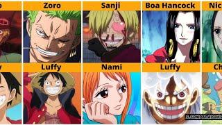 Favorite person of one-piece characters 