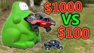 Decent CHEAP vs Expensive RC Car Crash Testing