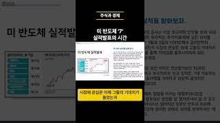 #엔비디아 미국 #반도체 실적검증의 시간이 다가온다